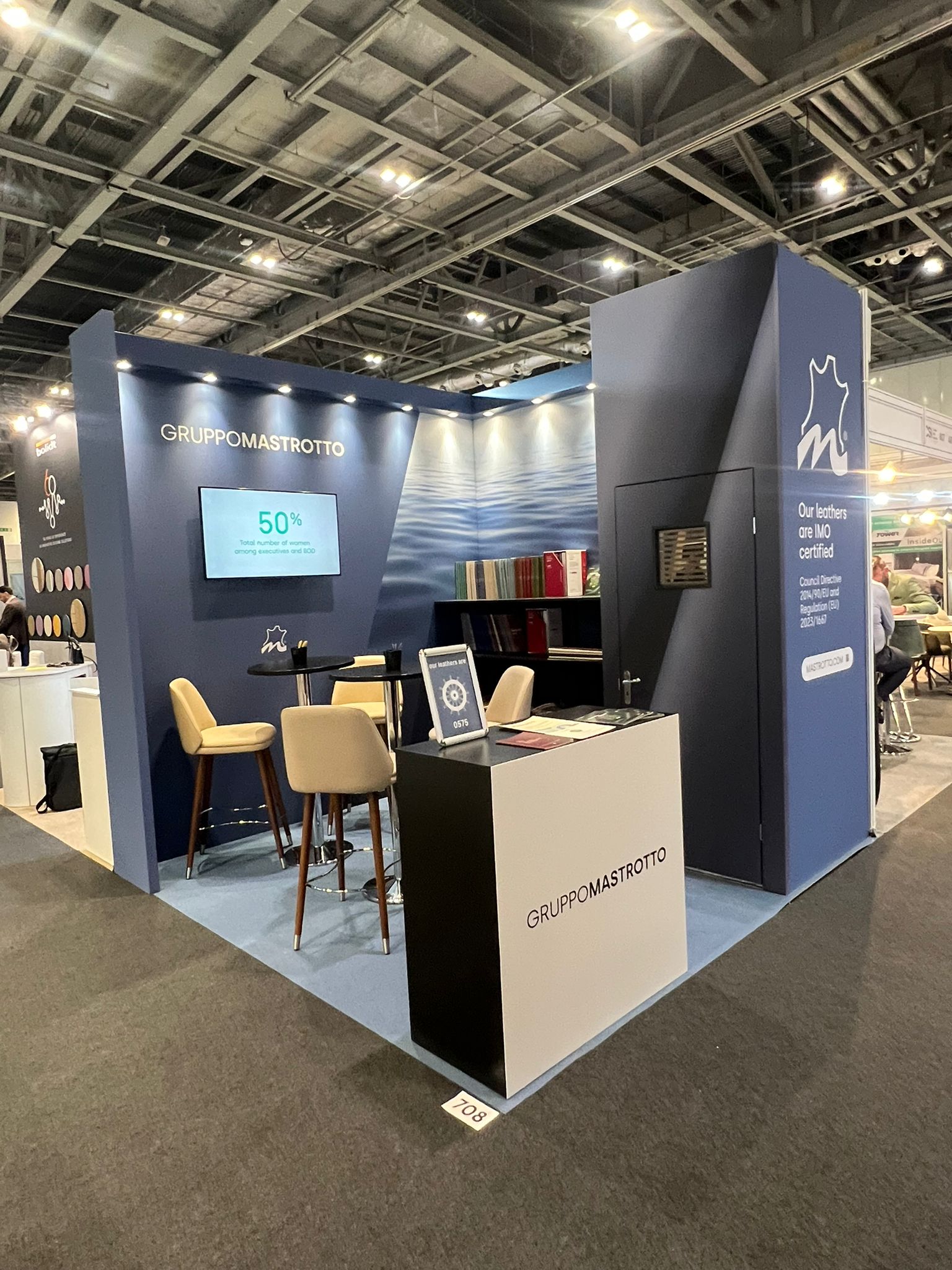 Why Exhibit at the Cruise Ship Interiors Design Expo in 2025? 19 Gruppo Mastrotto cruise ship exhibition stand
