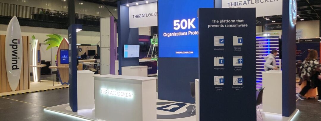threatlocker blackhat europe exhibition stand expositionists 1