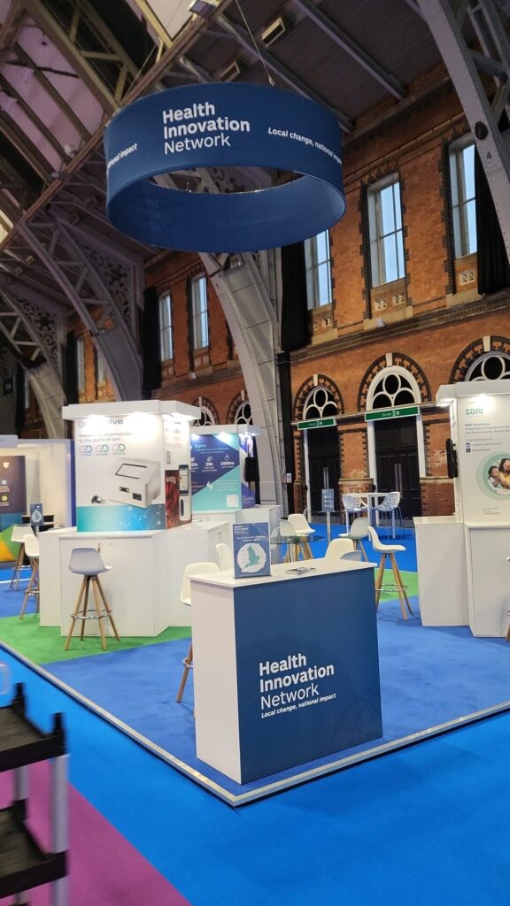 Health Innovation Network - HETT North 25 - Manchester Central 7 health innovation network hett 25 manchester central exhibition stand expositionists 1
