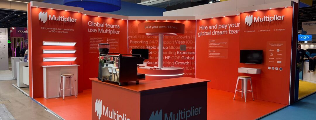 Multiplier - Unleash 2025 - Paris Convention Centre 5 multiplier unleash 2025 paris convention centre exhibition stand expositionists 2