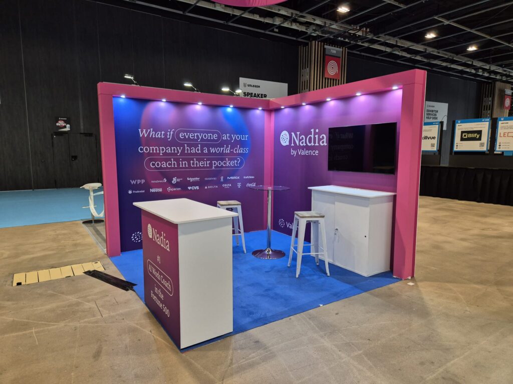 Nadia by Valence - Unleash 2025 - Paris Convention Centre 7 nadia by valance unleash 2025 paris convention centre exhibition stand expositionists 1