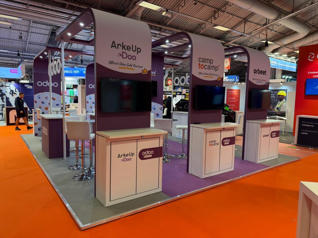 Odoo - Salons Solutions 2025 - Paris Porte de Versailles 7 odoo salons solutions 2025 paris porte de versailles exhibition stand expositionists 5 6