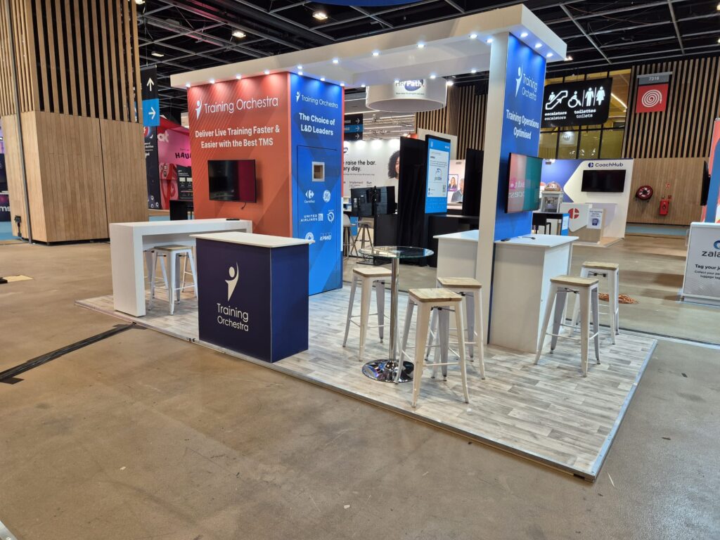 Training Orchestra - Unleash 2025 - Paris Convention Centre 9 training orchestra unleash 2025 paris convention centre exhibition stand expositionists 1 2
