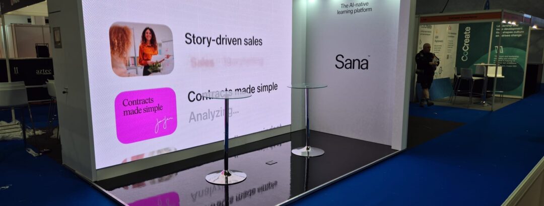 sana exhibition stand world of learning olympia london expositionists 3