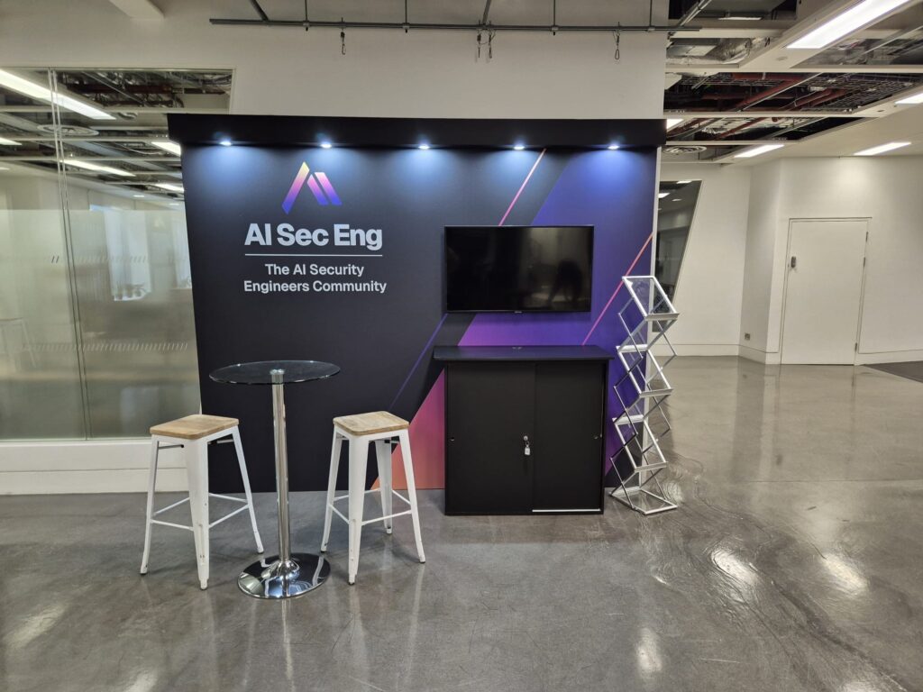 AI Sec Eng - The AI Security Summit 2026 - CodeNobe, London 7 ai sec eng the ai security summit exhibition stand codenode london expositionists